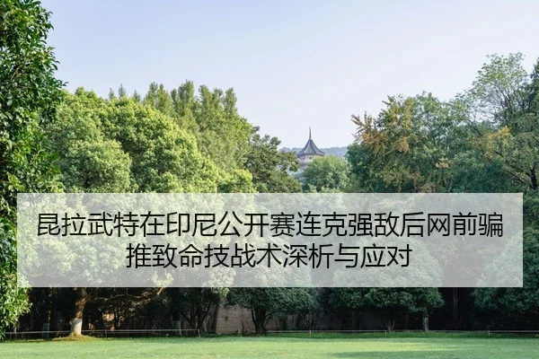 昆拉武特在印尼公开赛连克强敌后网前骗推致命技战术深析与应对
